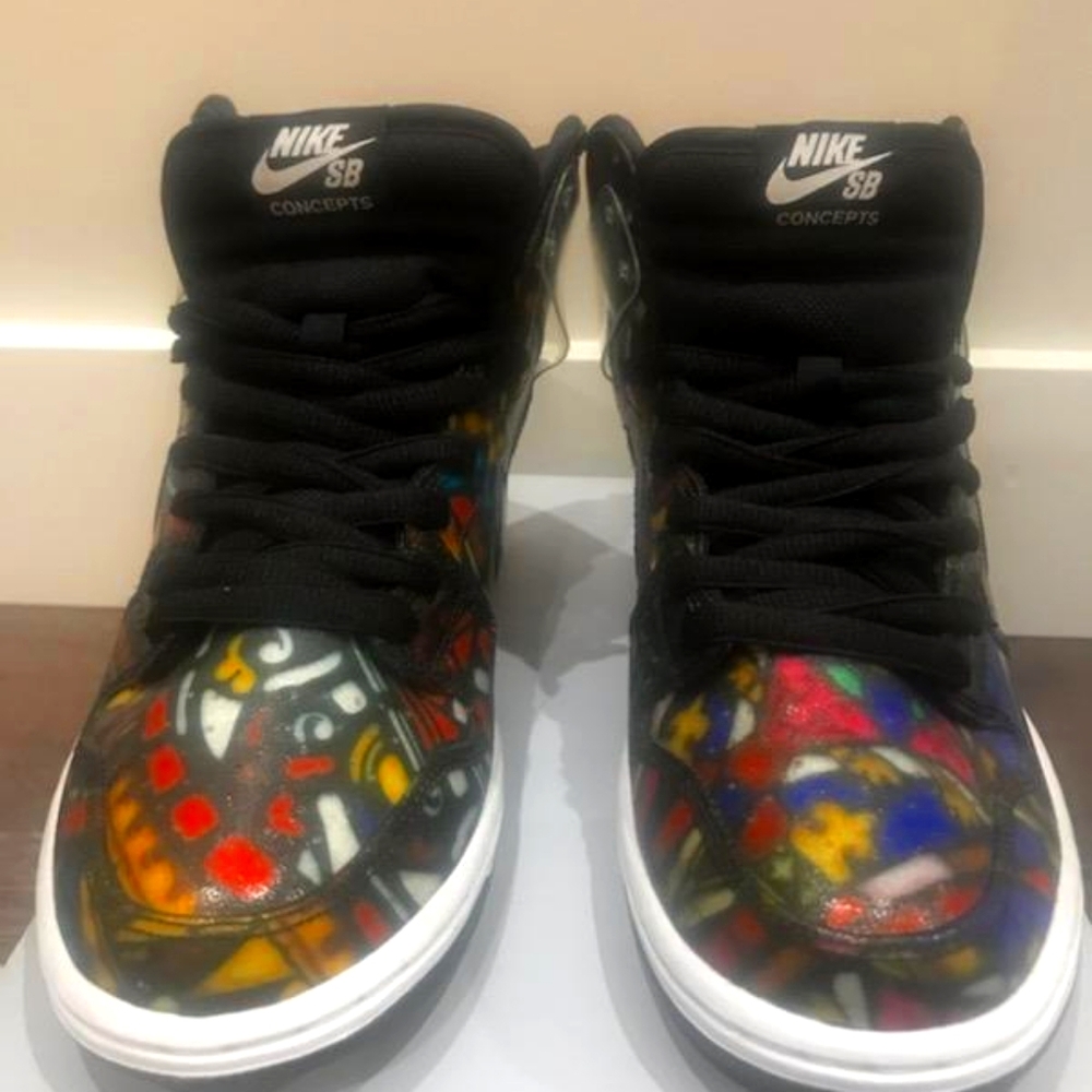 Nike SB Dunk High x Concepts Stained Glass